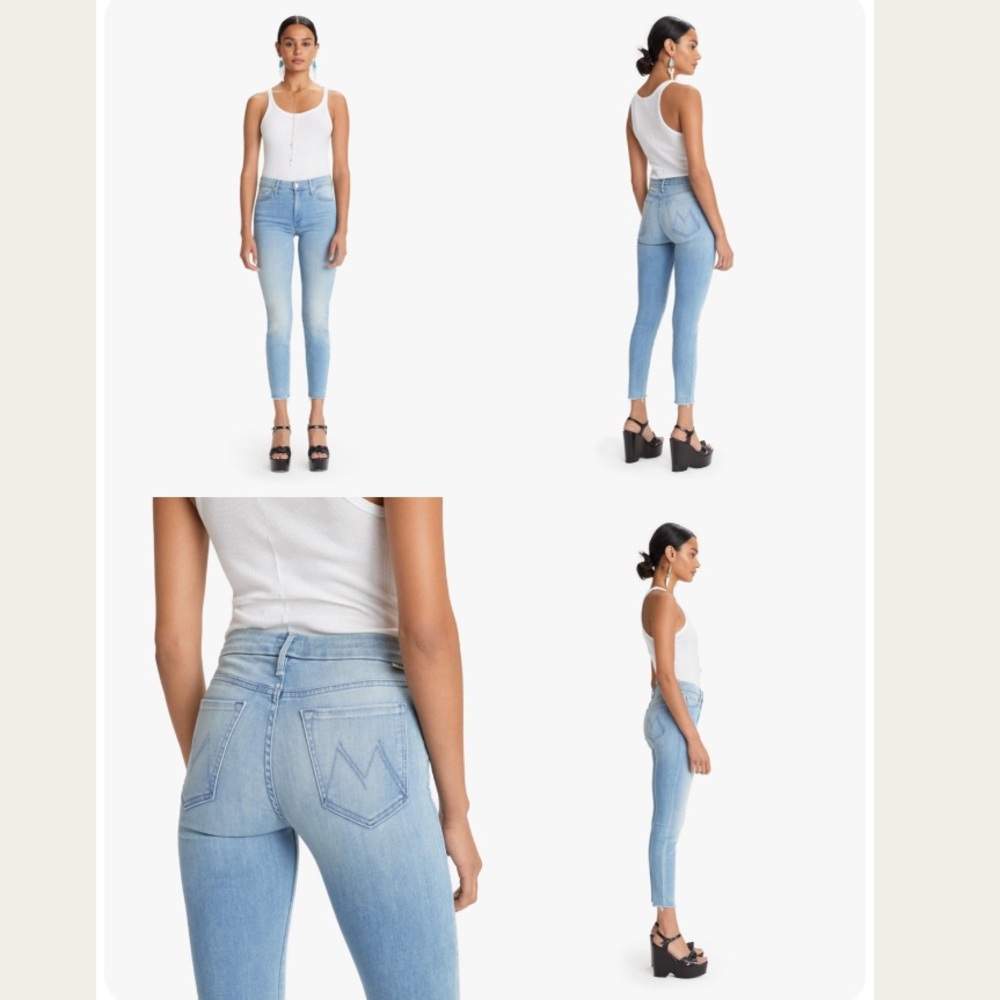 MOTHER The Looker Ankle Fray Jeans - Picture 3 of 13